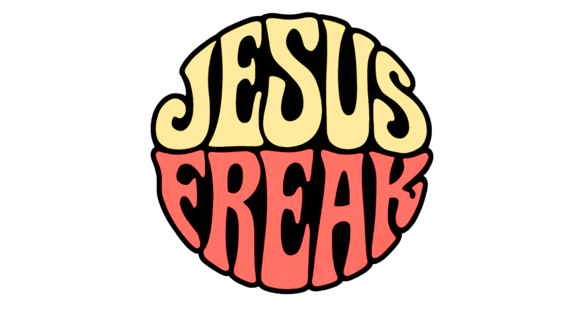 Jesus Freak Hippie Sticker