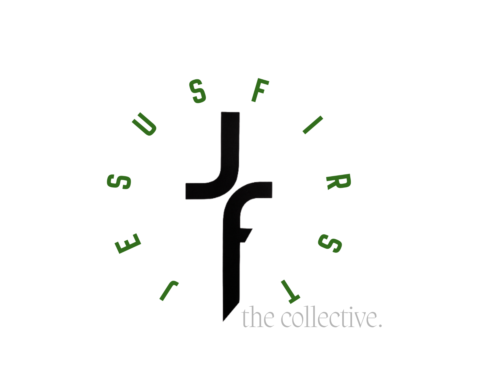 Jesus First the Collective Logo Sticker