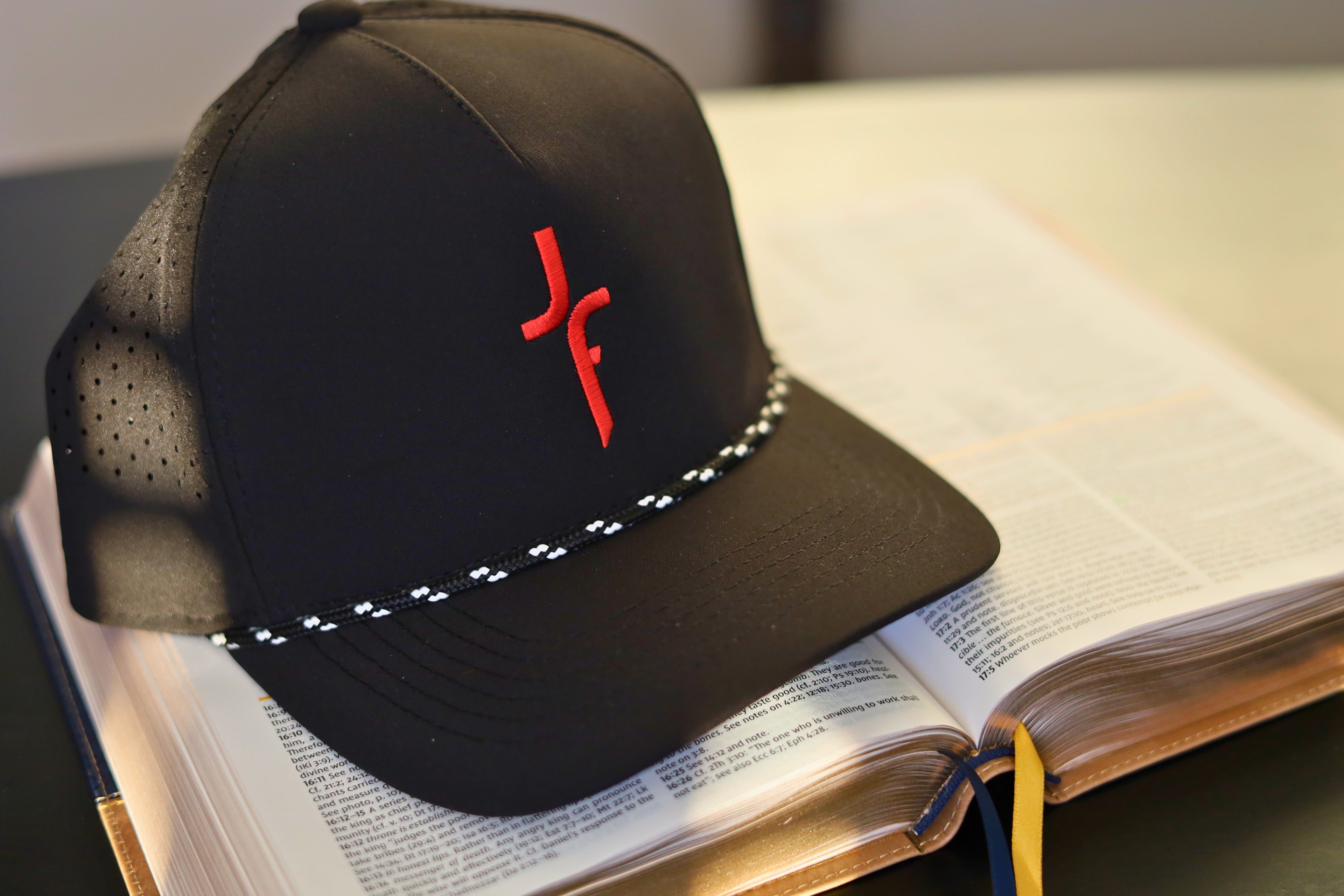 The Foundation - Black & Red Cap