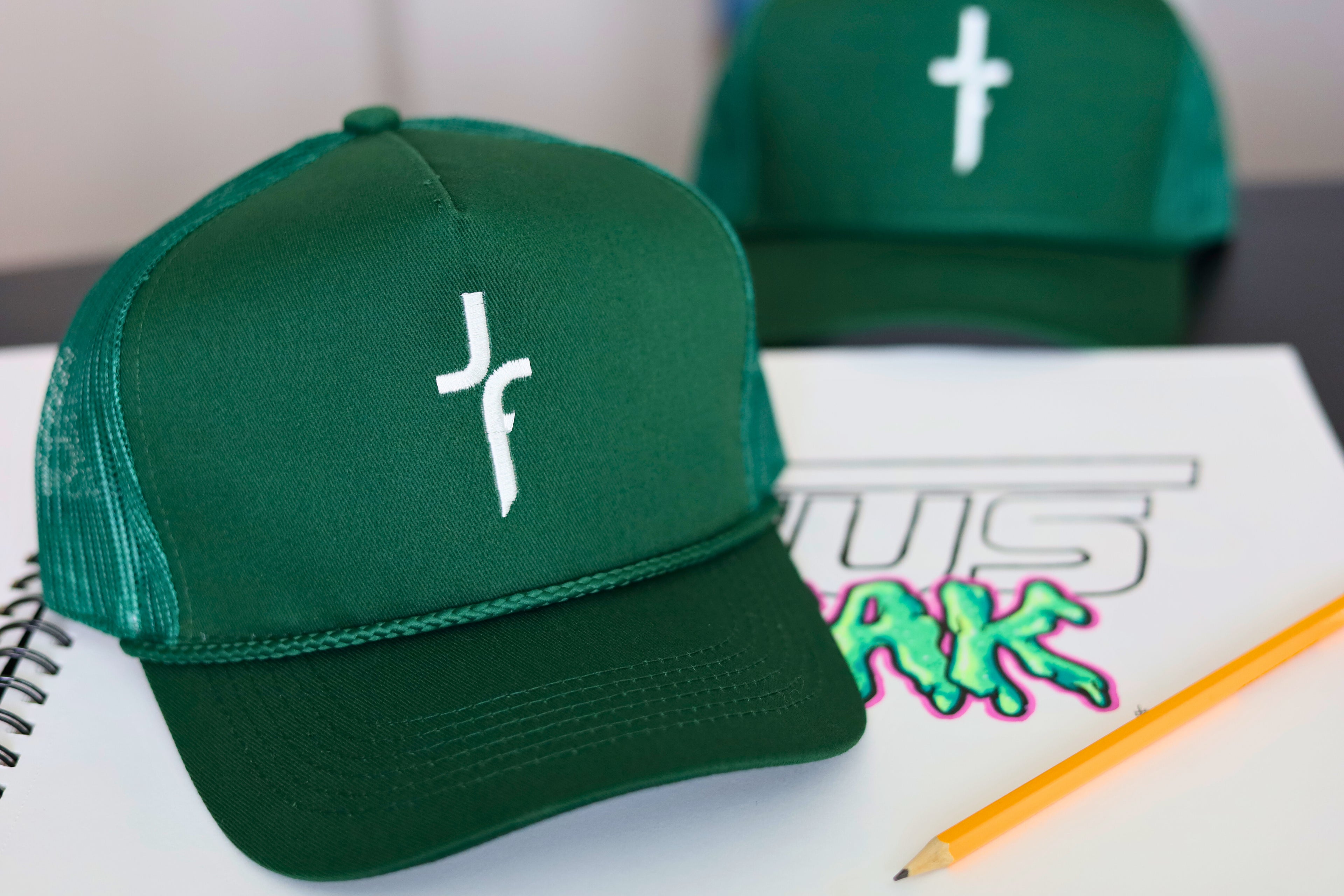 The Foundation - Green Trucker Hat